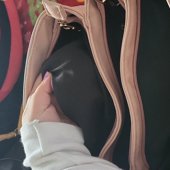 Purse crossbody handbag old pink gold - Picture 8 of 9